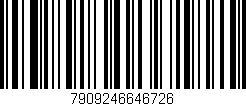 Código de barras (EAN, GTIN, SKU, ISBN): '7909246646726'
