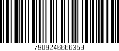 Código de barras (EAN, GTIN, SKU, ISBN): '7909246666359'