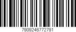 Código de barras (EAN, GTIN, SKU, ISBN): '7909246772791'