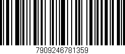 Código de barras (EAN, GTIN, SKU, ISBN): '7909246781359'