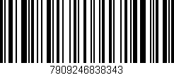 Código de barras (EAN, GTIN, SKU, ISBN): '7909246838343'