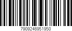 Código de barras (EAN, GTIN, SKU, ISBN): '7909246951950'
