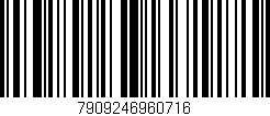 Código de barras (EAN, GTIN, SKU, ISBN): '7909246960716'