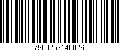 Código de barras (EAN, GTIN, SKU, ISBN): '7909253140026'