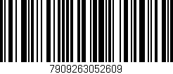 Código de barras (EAN, GTIN, SKU, ISBN): '7909263052609'