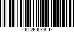 Código de barras (EAN, GTIN, SKU, ISBN): '7909263068907'