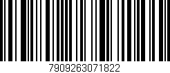 Código de barras (EAN, GTIN, SKU, ISBN): '7909263071822'