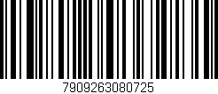 Código de barras (EAN, GTIN, SKU, ISBN): '7909263080725'