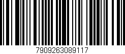 Código de barras (EAN, GTIN, SKU, ISBN): '7909263089117'
