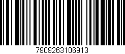Código de barras (EAN, GTIN, SKU, ISBN): '7909263106913'