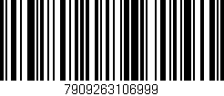 Código de barras (EAN, GTIN, SKU, ISBN): '7909263106999'