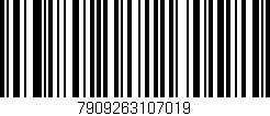 Código de barras (EAN, GTIN, SKU, ISBN): '7909263107019'
