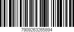 Código de barras (EAN, GTIN, SKU, ISBN): '7909263265894'