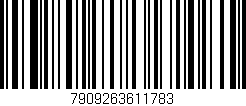 Código de barras (EAN, GTIN, SKU, ISBN): '7909263611783'