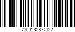 Código de barras (EAN, GTIN, SKU, ISBN): '7909263674337'