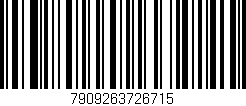 Código de barras (EAN, GTIN, SKU, ISBN): '7909263726715'