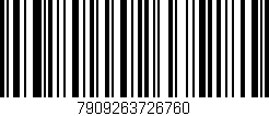 Código de barras (EAN, GTIN, SKU, ISBN): '7909263726760'