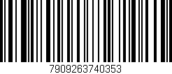 Código de barras (EAN, GTIN, SKU, ISBN): '7909263740353'