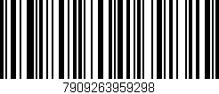 Código de barras (EAN, GTIN, SKU, ISBN): '7909263959298'