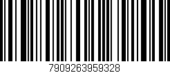 Código de barras (EAN, GTIN, SKU, ISBN): '7909263959328'