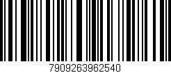 Código de barras (EAN, GTIN, SKU, ISBN): '7909263962540'