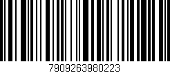 Código de barras (EAN, GTIN, SKU, ISBN): '7909263980223'