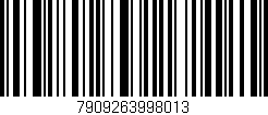 Código de barras (EAN, GTIN, SKU, ISBN): '7909263998013'