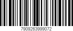 Código de barras (EAN, GTIN, SKU, ISBN): '7909263999072'