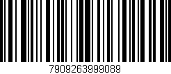Código de barras (EAN, GTIN, SKU, ISBN): '7909263999089'