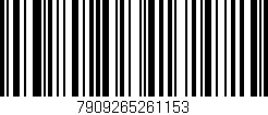 Código de barras (EAN, GTIN, SKU, ISBN): '7909265261153'