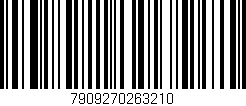 Código de barras (EAN, GTIN, SKU, ISBN): '7909270263210'