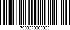 Código de barras (EAN, GTIN, SKU, ISBN): '7909270380023'