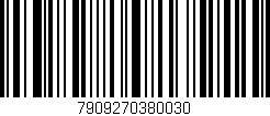 Código de barras (EAN, GTIN, SKU, ISBN): '7909270380030'