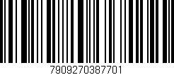 Código de barras (EAN, GTIN, SKU, ISBN): '7909270387701'