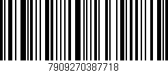 Código de barras (EAN, GTIN, SKU, ISBN): '7909270387718'