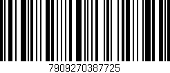 Código de barras (EAN, GTIN, SKU, ISBN): '7909270387725'