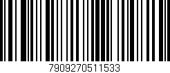 Código de barras (EAN, GTIN, SKU, ISBN): '7909270511533'