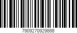 Código de barras (EAN, GTIN, SKU, ISBN): '7909270929888'