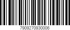 Código de barras (EAN, GTIN, SKU, ISBN): '7909270930006'