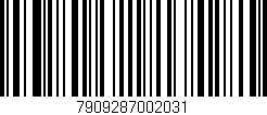 Código de barras (EAN, GTIN, SKU, ISBN): '7909287002031'