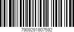 Código de barras (EAN, GTIN, SKU, ISBN): '7909291807592'