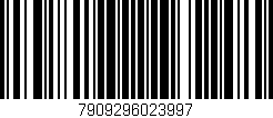 Código de barras (EAN, GTIN, SKU, ISBN): '7909296023997'
