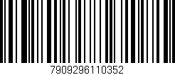 Código de barras (EAN, GTIN, SKU, ISBN): '7909296110352'