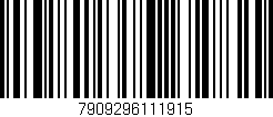 Código de barras (EAN, GTIN, SKU, ISBN): '7909296111915'