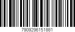 Código de barras (EAN, GTIN, SKU, ISBN): '7909296151881'