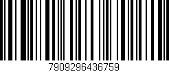 Código de barras (EAN, GTIN, SKU, ISBN): '7909296436759'