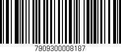 Código de barras (EAN, GTIN, SKU, ISBN): '7909300008187'