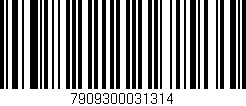 Código de barras (EAN, GTIN, SKU, ISBN): '7909300031314'