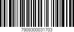 Código de barras (EAN, GTIN, SKU, ISBN): '7909300031703'