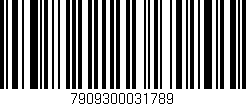 Código de barras (EAN, GTIN, SKU, ISBN): '7909300031789'